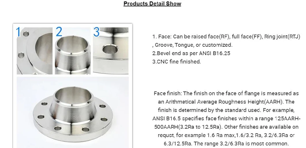 ANSI Class 150 6 Inch 304 316 ASTM A105n B16.5 P245gh A266 Gr. 4 B16.5 Reducing Carbon Steel Pipe Flange