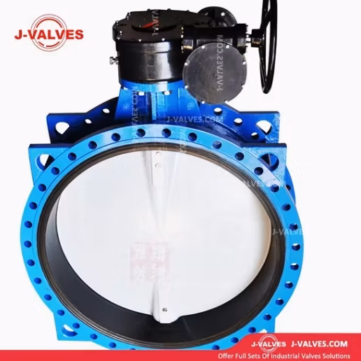 Boîte de vitesses Boîte de commutation Actionneur à double effet Plaquette à siège souple ou Vanne papillon à brides avec actionneur pneumatique