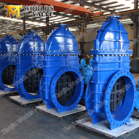 Fonte ductile Di Ci Acier inoxydable Barss Siège EPDM Cosse de plaquette résistante à l'eau Type à oreilles Vanne papillon industrielle à double bride Clapets anti-retour à battant